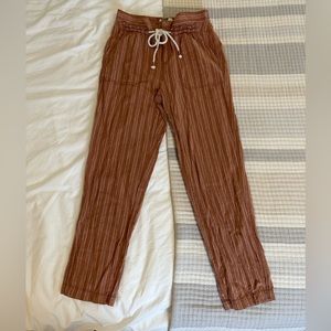 Anthropologie Stripe Woven Pants